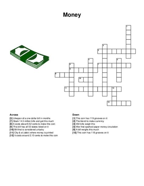 total amount of circulated money Crossword Clue .